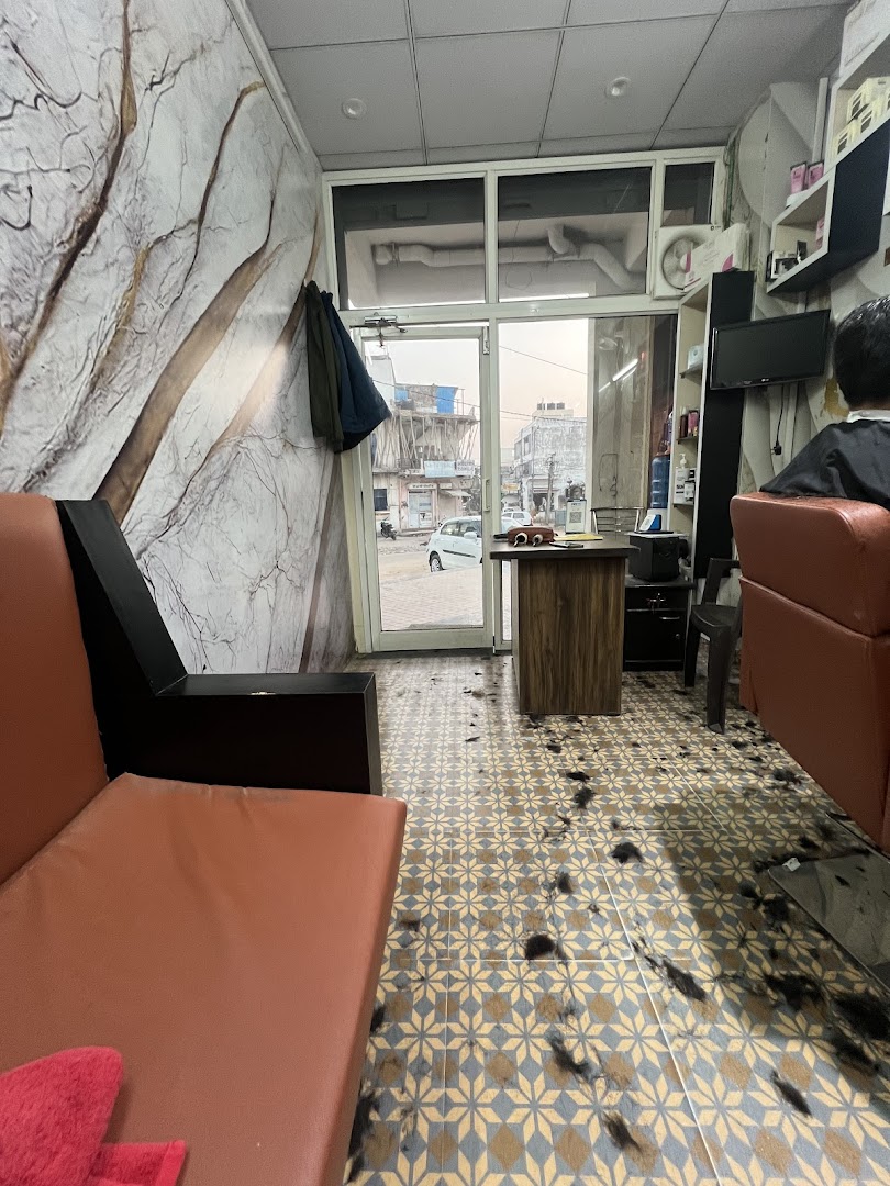 At the salon